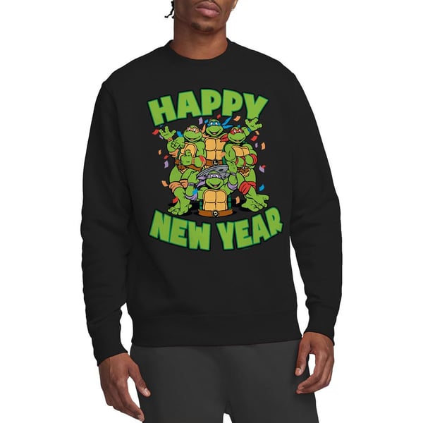 Teenage Mutant Ninja Turtles Unisex Adult Group New Year Sweatshirt