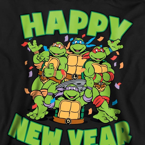 Teenage Mutant Ninja Turtles Unisex Adult Group New Year Sweatshirt