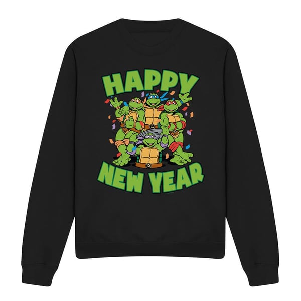 Teenage Mutant Ninja Turtles Unisex Adult Group New Year Sweatshirt