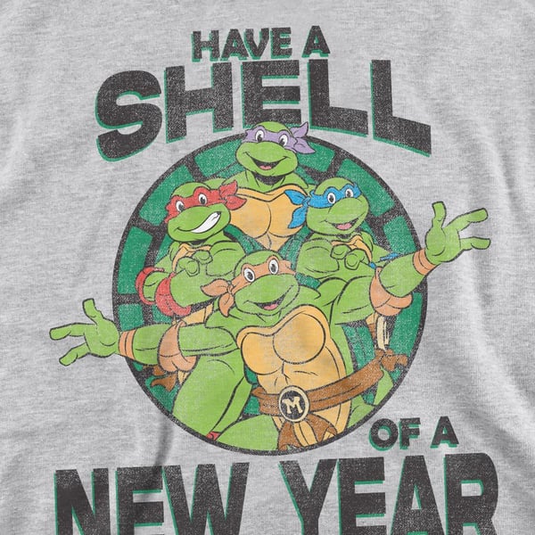 Teenage Mutant Ninja Turtles Unisex Adult Shell Of A New Year Sweatshirt