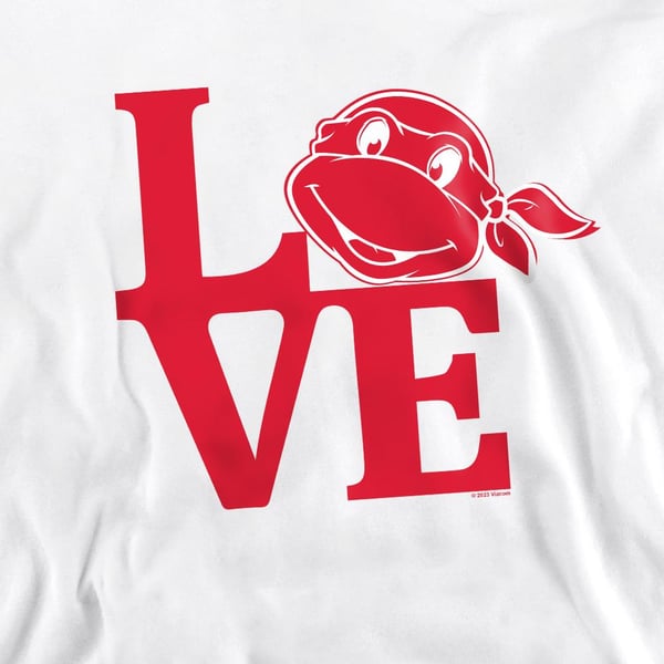 Teenage Mutant Ninja Turtles Unisex Adult Love Valentine`s Day Sweatshirt