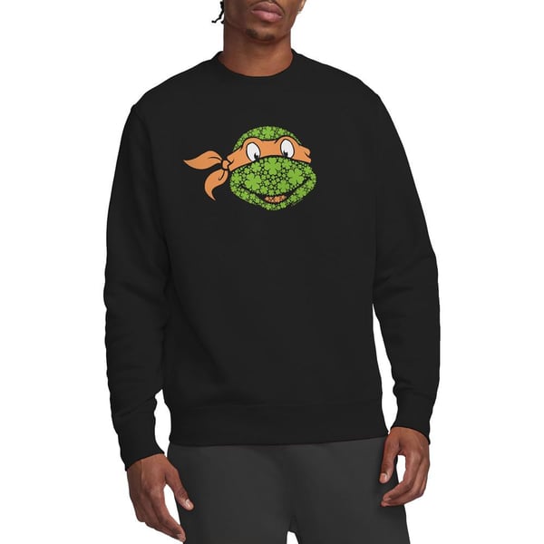 Teenage Mutant Ninja Turtles Unisex Adult Michelangelo Clover St Patricks Day Sweatshirt