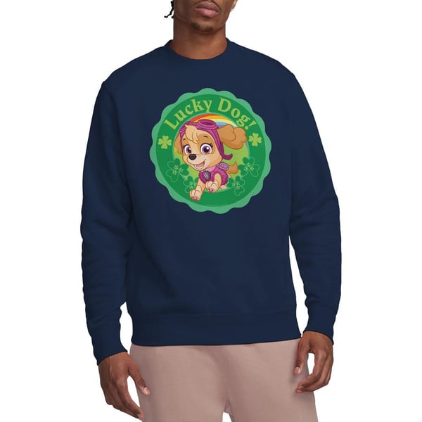 Paw Patrol Unisex Adult Lucky Dog St Patricks Day Sweatshirt