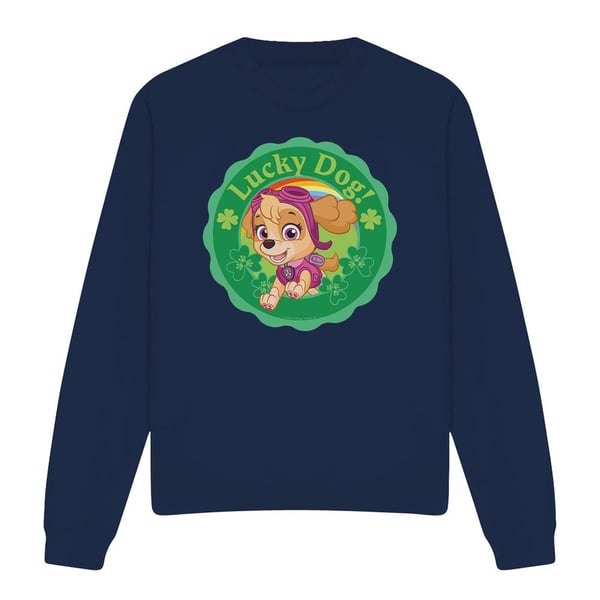 Paw Patrol Unisex Adult Lucky Dog St Patricks Day Sweatshirt