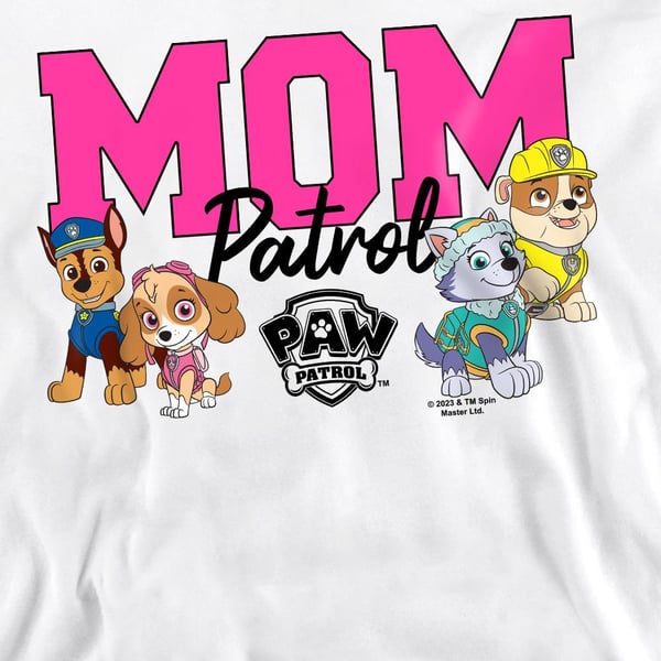 Paw Patrol Unisex Adult Mom Patrol Mothers Day Sweatshirt