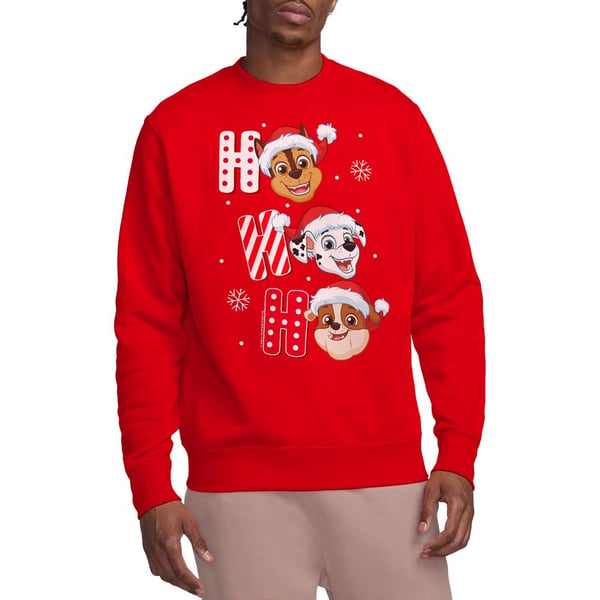 Paw Patrol Unisex Adult Santa Hat Christmas Sweatshirt