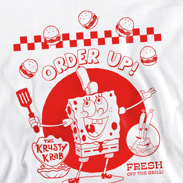 SpongeBob SquarePants Unisex Adult Order Up! Sweatshirt