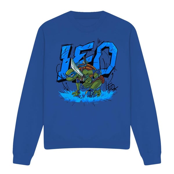 Tales of the Teenage Mutant Ninja Turtles Unisex Adult Groundbreaking Leonardo Sweatshirt