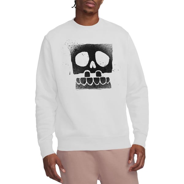 SpongeBob SquarePants Unisex Adult Skull Spray Sweatshirt