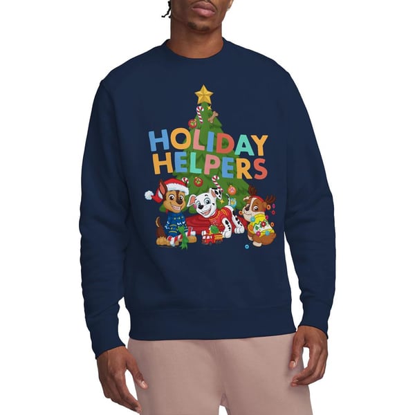 Paw Patrol Unisex Adult Holiday Helpers Christmas Sweatshirt