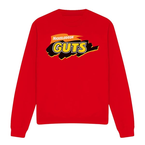 Nickleodeon Guts Unisex Adult Logo Sweatshirt Nickleodeon Guts Unisex Adult Logo Sweatshirt