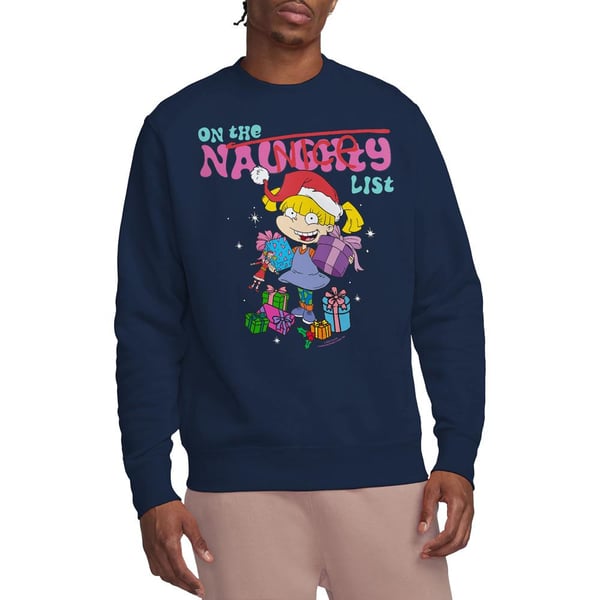 Rugrats Unisex Adult Naughty Angelica Christmas Sweatshirt