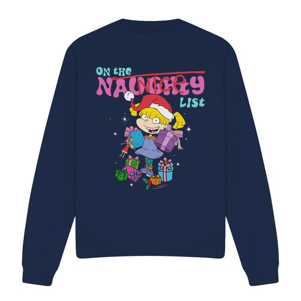 Rugrats Unisex Adult Naughty Angelica Christmas Sweatshirt