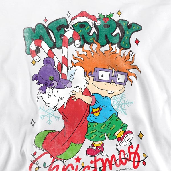 Rugrats Unisex Adult Chucky Christmas Stocking Sweatshirt