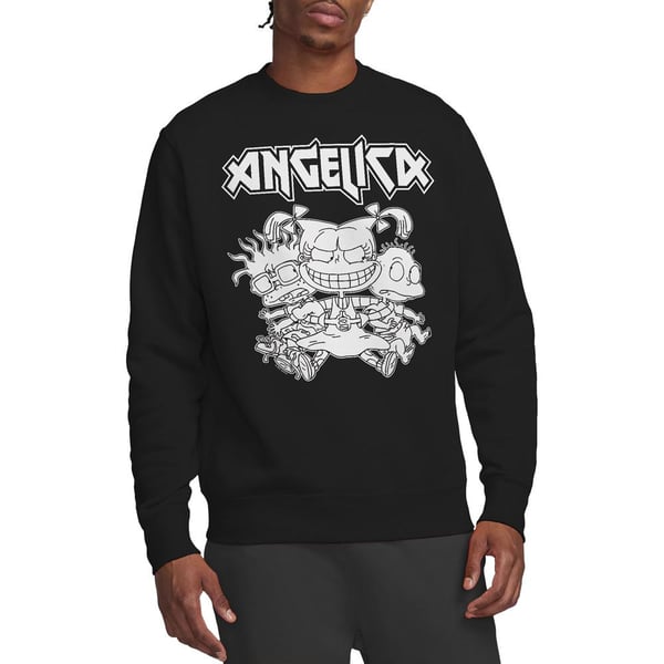 Rugrats Unisex Adult Angelica Pickles Rocks Sweatshirt