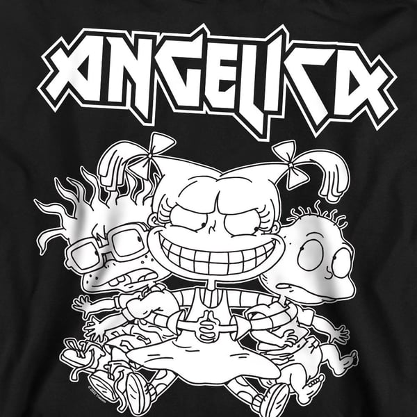 Rugrats Unisex Adult Angelica Pickles Rocks Sweatshirt