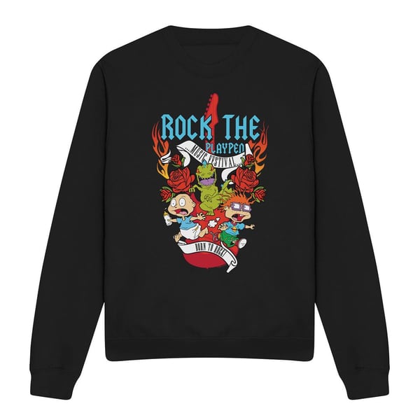 Rugrats Unisex Adult Rock The Playpen Music Festival Sweatshirt