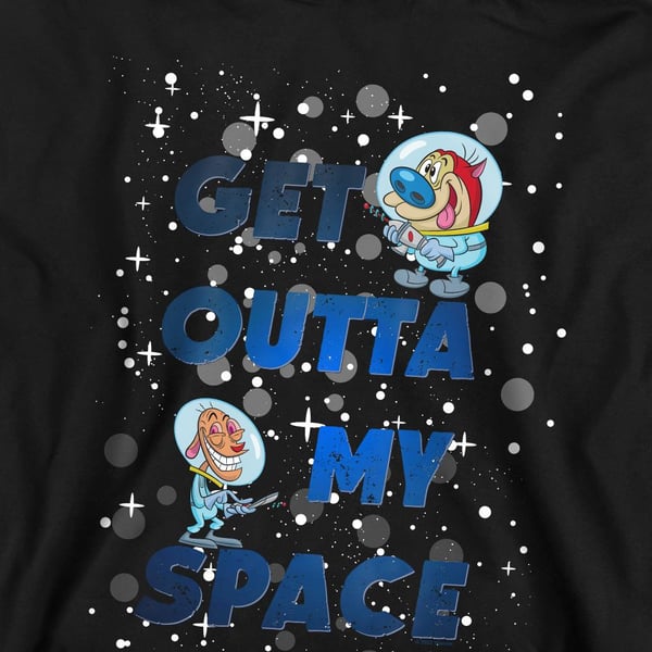 Ren & Stimpy Unisex Adult Get Outta My Space Sweatshirt