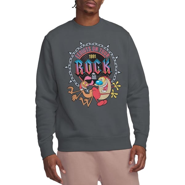 Ren & Stimpy Unisex Adult Eediots On Tour Sweatshirt