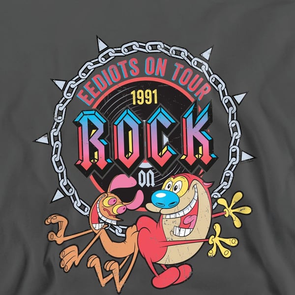 Ren & Stimpy Unisex Adult Eediots On Tour Sweatshirt