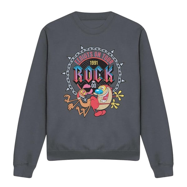 Ren & Stimpy Unisex Adult Eediots On Tour Sweatshirt