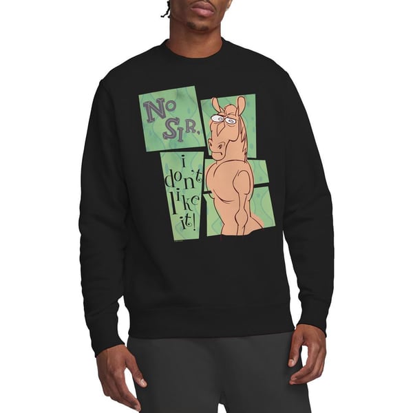 Ren & Stimpy Unisex Adult No Sir I Don´t Like It Sweatshirt