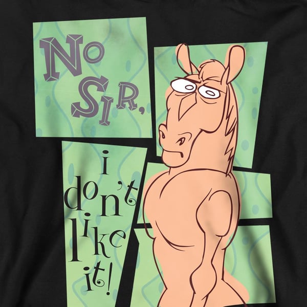 Ren & Stimpy Unisex Adult No Sir I Don´t Like It Sweatshirt