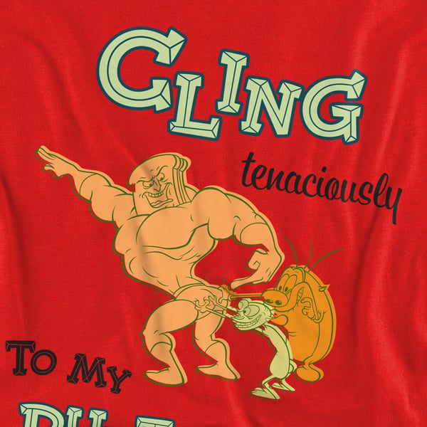 Ren & Stimpy Unisex Adult Cling Tenaciously To My Buttocks Sweatshirt