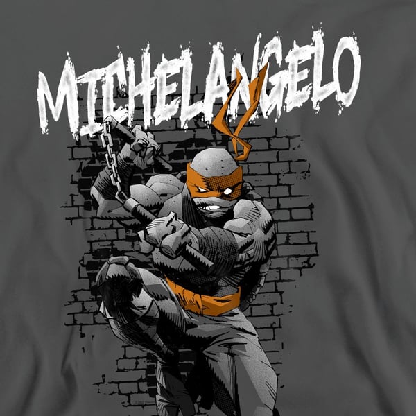 Teenage Mutant Ninja Turtles Unisex Adult Michelangelo Sweatshirt