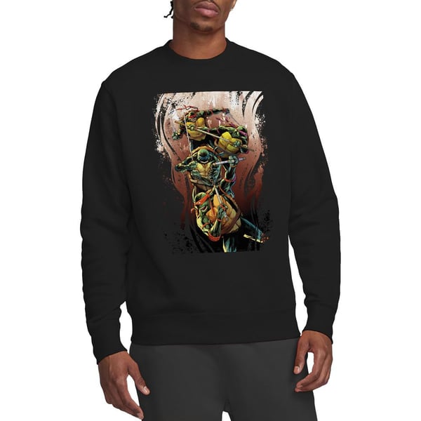 Teenage Mutant Ninja Turtles Unisex Adult Earthy Rainbow Warriors Sweatshirt