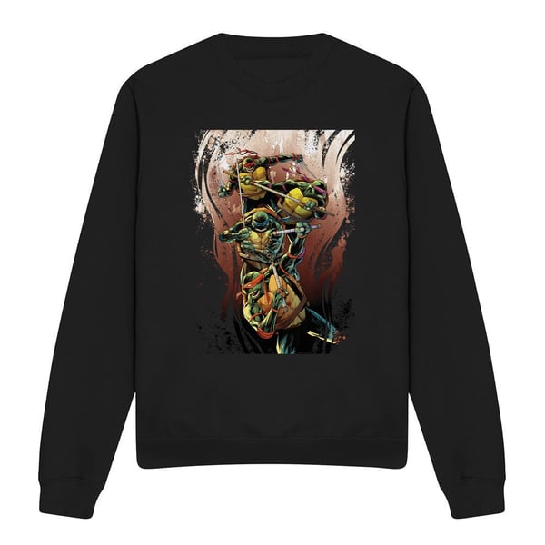 Teenage Mutant Ninja Turtles Unisex Adult Earthy Rainbow Warriors Sweatshirt