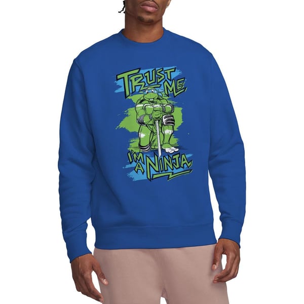 Teenage Mutant Ninja Turtles Unisex Adult Trust Me I´m A Ninja Sweatshirt