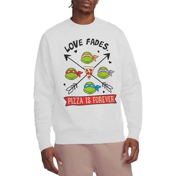 Teenage Mutant Ninja Turtles Unisex Adult Pizza Is Forever Sweatshirt
