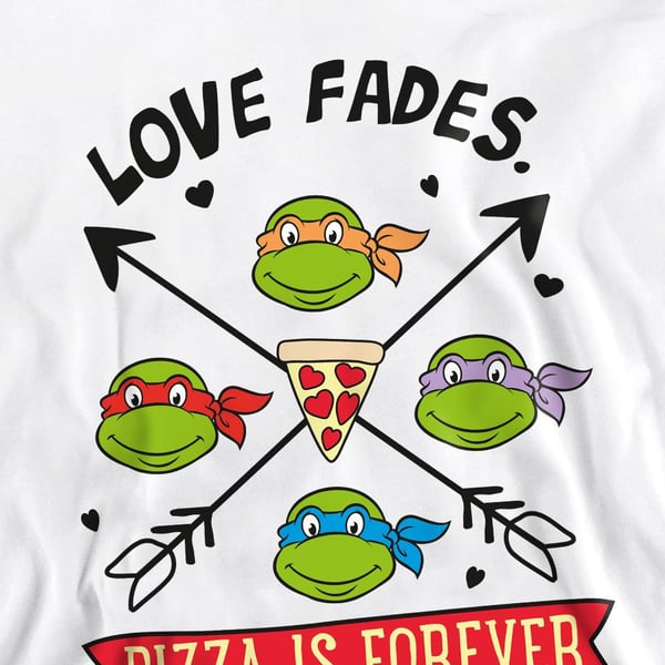 Teenage Mutant Ninja Turtles Unisex Adult Pizza Is Forever Sweatshirt
