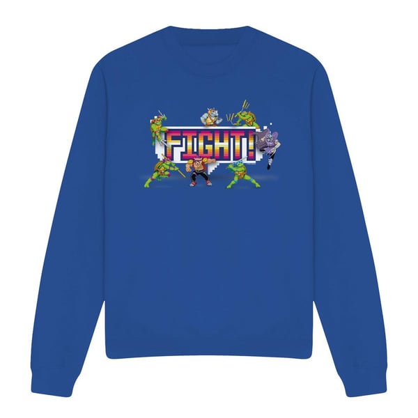Teenage Mutant Ninja Turtles Unisex Adult Arcade Fight Sweatshirt
