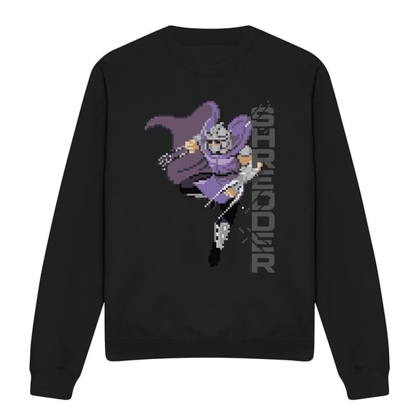 Teenage Mutant Ninja Turtles Unisex Adult Arcade Shredder Retro Sweatshirt