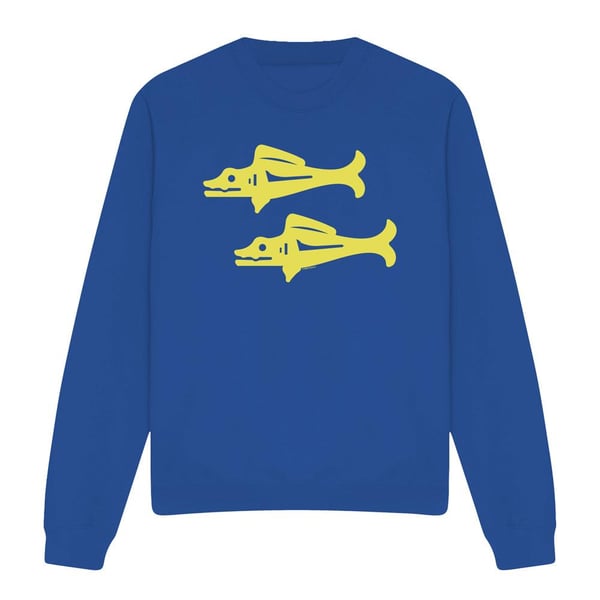 Legends of the Hidden Temple Unisex Aikuisten Blue Barracudas Collegepaita