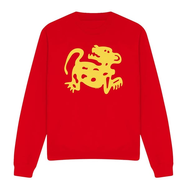 Legends of the Hidden Temple Unisex Adult Red Jaguars Sweatshirt