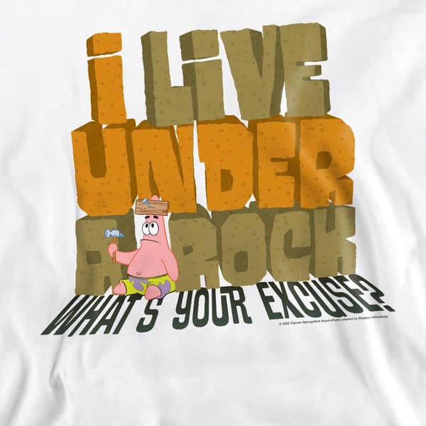 SpongeBob SquarePants Unisex Adult What´s Your Excuse? Sweatshirt
