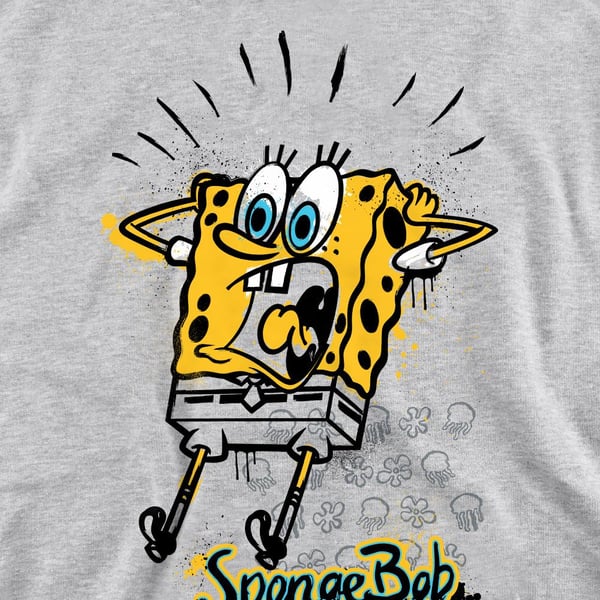 SpongeBob SquarePants Unisex Adult Shocking! Sweatshirt