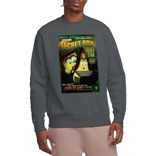 SpongeBob SquarePants Unisex Adult Patrick´s Secret Box Sweatshirt