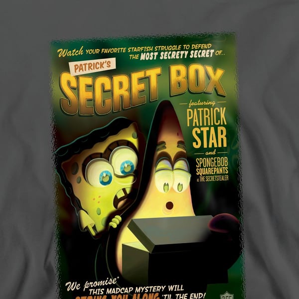 SpongeBob SquarePants Unisex Adult Patrick´s Secret Box Sweatshirt