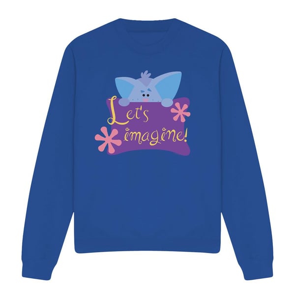 Blue´s Clues Unisex Adult Let´s Imagine! Sweatshirt