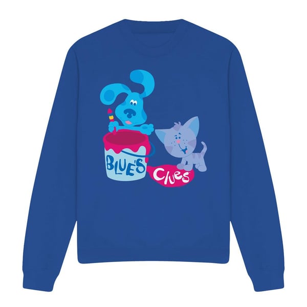 Blue´s Clues Unisex Adult Paint It! Sweatshirt