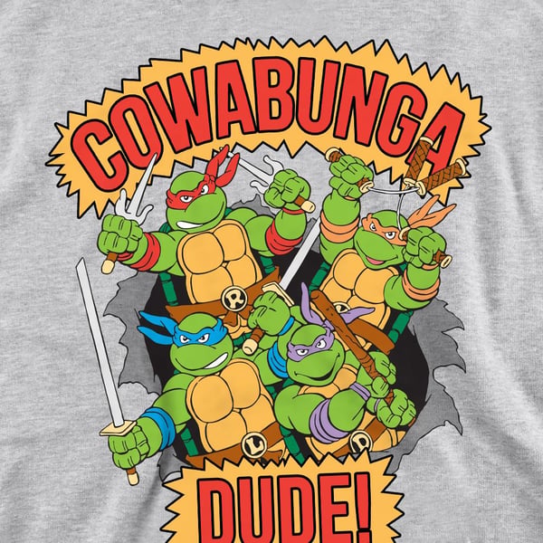 Teenage Mutant Ninja Turtles Unisex Adult Cowabunga Dude Sweatshirt
