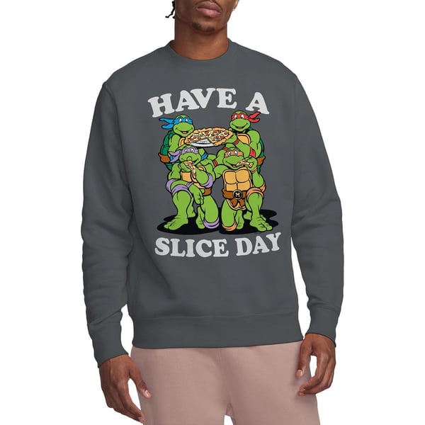 Teenage Mutant Ninja Turtles Unisex Adult Have A Slice Day Sweatshirt