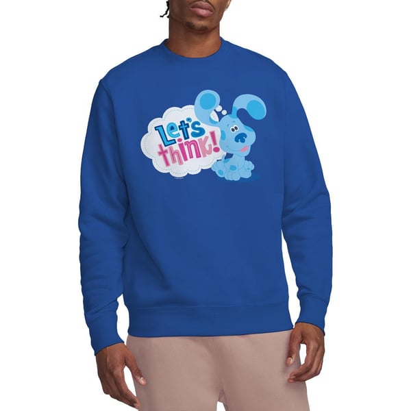 Blue´s Clues & You! Unisex Adult Let´s Think Sweatshirt