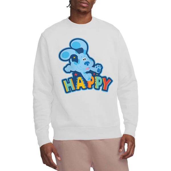 Blue´s Clues & You! Unisex Adult Happy Puppy Sweatshirt
