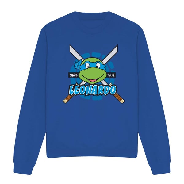 Teenage Mutant Ninja Turtles Unisex Adult Since 1984 Leonardo Sweatshirt