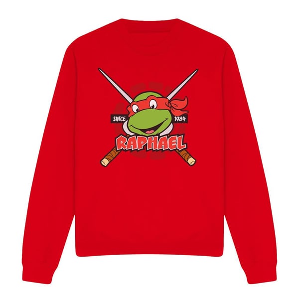 Teenage Mutant Ninja Turtles Unisex Adult Since 1984 Raphael Sweatshirt